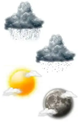 Realistic Weather Theme android App screenshot 0